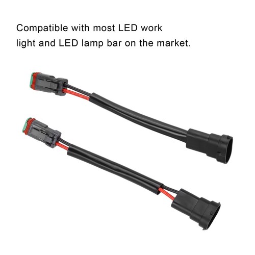 2pcs DT Weiblich-H11 Männlich Konvertierung Kabelbaum Adapter Wasserdicht Fü LIF - Zdjęcie 8 z 22