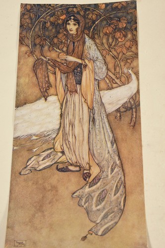 N53M18- Buch Arabische Nächte Edmund Dulac Müller & Co. Potsdam 1920 - Bild 2 von 12