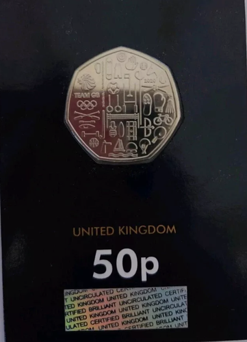 UK coin card 2019 2020 Birmingham Commonwealth Team GB Olympics Mile Britannia - Picture 4 of 10