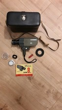 8 mm Film Kamera - Chinon Model 7 A + Zubehör + Tasche + Anleitung