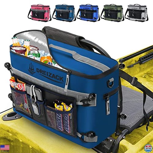 Dreizack wasserdichte Kajak Kühlbox - Schlepptasche hinter Tasche für Kajak, Camping, Angeln