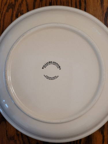 Williams Sonoma Herbs & Vegetables, eggplant lemon 9 5/8" Individual Pasta Bowl - Picture 3 of 3