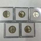 Pre-1965, 90% Silver US Washington Quarters AU, uncirculated for 6 decades