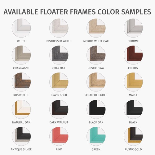 Floater Frame 18x36 for 1-1/2 1.5 inch Deep Canvas Paintings/Canvas Prints/Wo... - Picture 7 of 7