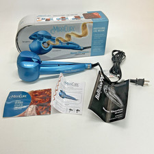 BaByliss PRO Nano Titanium MiraCurl Automatic Curl Machine BABNTMC1 Blue WORKS..