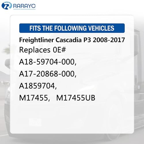 Motorhaubenstoßstange kompatibel mit 2008-2017 Cascadia Freightliner P3 ersetzt hinten - Bild 4 von 5
