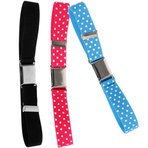 3 Pcs Adjustable Belt Child Toddler Elastic Waist Belts for Boys Girls Kids - Picture 4 of 12