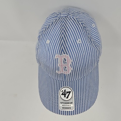 Damen Boston Red Sox Zug Schaffner Kappe Mütze 47 Marke RAR blau rosa hell - Bild 4 von 18