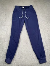 FIGS Zamora Jogger Scrub Pant Womens ST Small Tall Blue Nurse Medical w18sw2005t