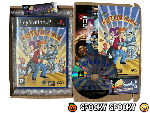 Futurama PS2 - UK PAL sehr guter Zustand - hochwertige Verpackung - Sendungsverfolgung