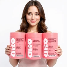 3 PACKS URO O Positiv Vaginal Probiotics for Women pH Balance - 180 CT