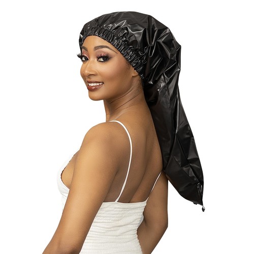 ESHA Waterproof Shower Cap for Long Hair Braids Locs Extra Large Blue - Picture 5 of 9