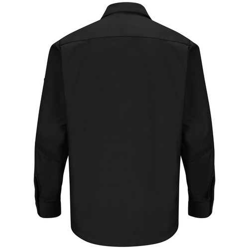 Red Kap Men's Long Sleeve Solid Crew Shirt - Picture 2 of 5
