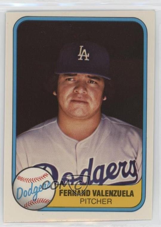 1981 Fleer Fernando Valenzuela (Name Misspelled as Fernand) #140 2r7