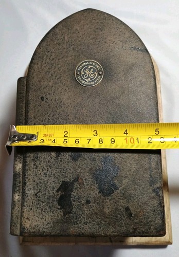 Vintage GE X-ray Corporation Cast Iron Dental X-ray Box With Hinged Door - Picture 12 of 12
