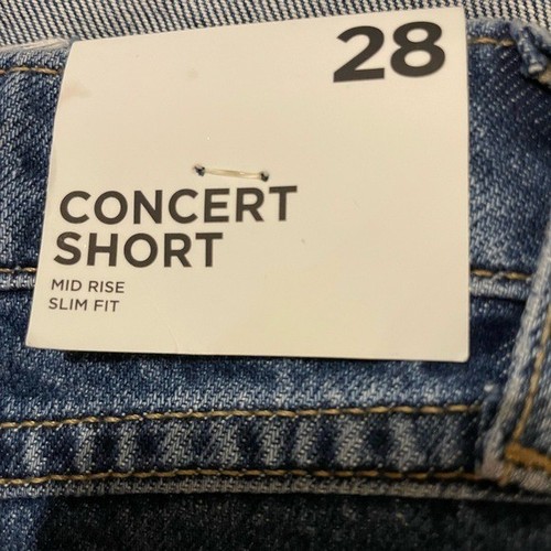 Forever 21 Blue Distressed Jean Concert Shorts - Picture 5 of 6