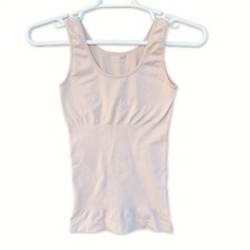 Skinnygirl Shaper Tank Women Medium Nude Smoothing Seamless Camisole Shapewear
