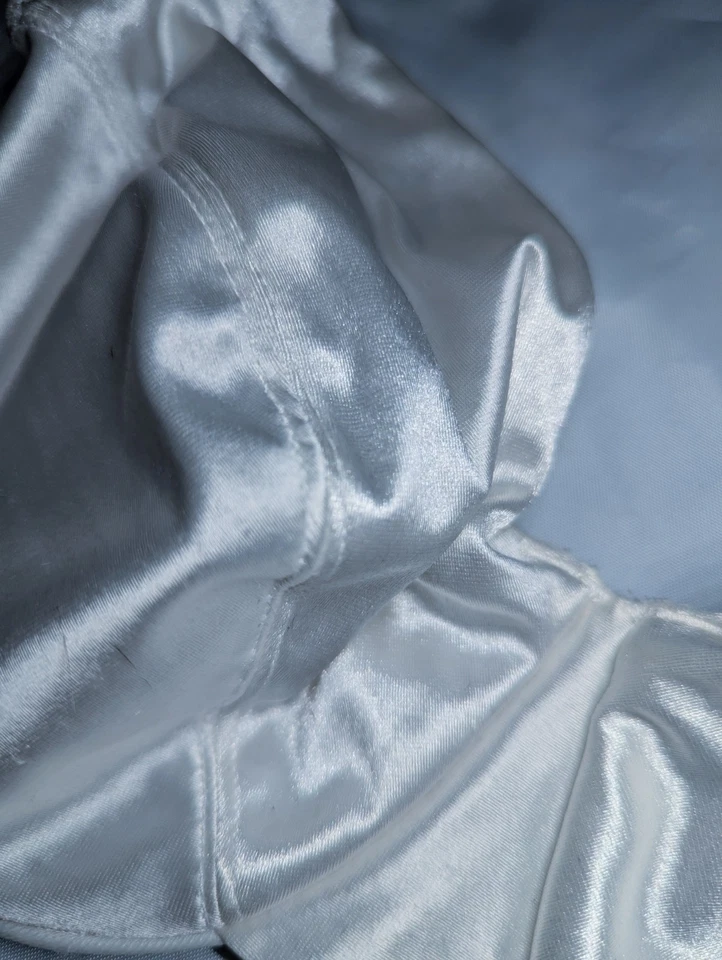 Sujetador VICTORIA'S SECRET blanco segunda piel satinado correas cómodas para mujer 34D Foto 3 de 4