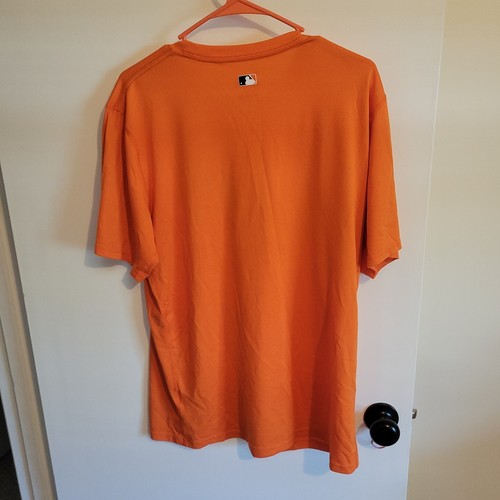 Baltimore Orioles Nike Authentic Short Sleeve T Shirt Men's Size Large Orange - Picture 4 of 4