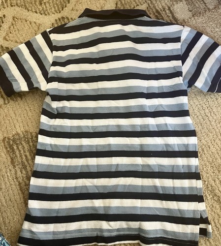 Vintage Boys Kitestrings Striped Surf USA Cotton Summer Polo Size 7 - Picture 7 of 8