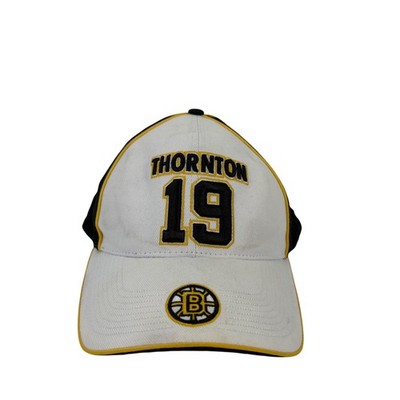 Vintage Joe Thornton Strap Back Hat Boston Bruins NHL Hockey 