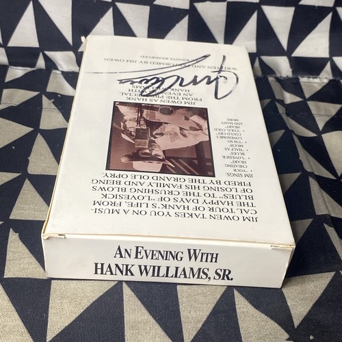 AN EVENING WITH HANK WILLIAMS:STARRING JIM OWEN AS HANK VHS Autogramm signed - Bild 8 von 11