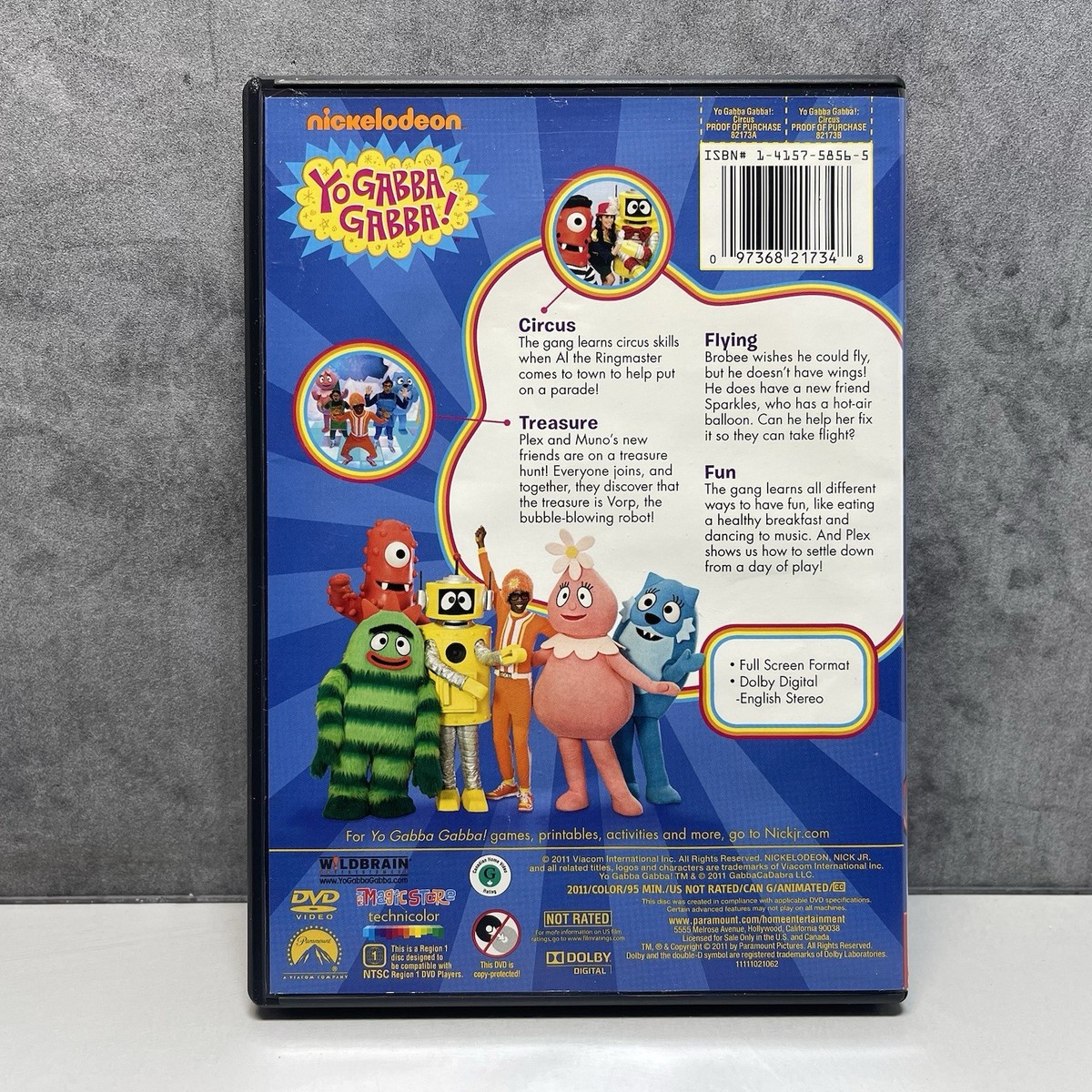 Yo Gabba Gabba! - Circus (DVD, 2011) Nickelodeon 97368217348