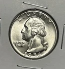 1953-S Washington Quarter  Choice Gem BU ~ 90% Silver High Grade!