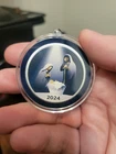2024 1 oz Silver Colorized Round Mary, Joseph, & Baby Jesus Christmas