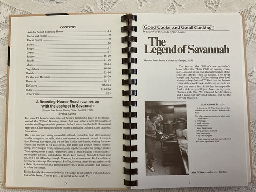 SIGNED Famous Recipes Mrs. Wilkes Boarding House Hard Cover Cookbook Savannah GA - Picture 5 of 6