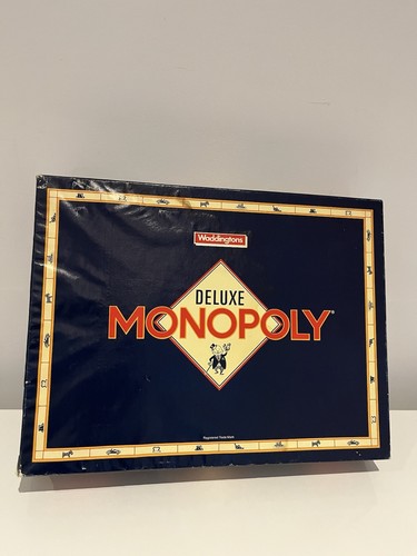 1986 Waddingtons Deluxe Monopoly Complete Set Good Condition - Picture 2 of 9