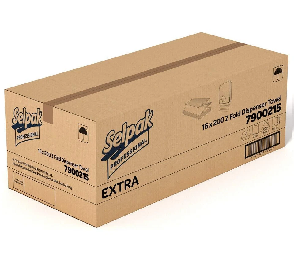 Selpak Paper Hand Towels Luxury White C fold Z fold Multifold Tissue hand Towels