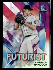 Emerson Hancock 2021 Bowman #FUT-EH Futurist Seattle Mariners