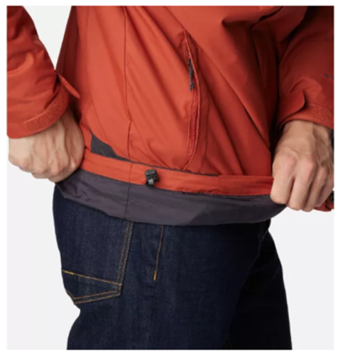Columbia Men's Bugaboo II Fleece Interchange Jacket Outerwear Warp Red, Shark 6X - Picture 15 of 21