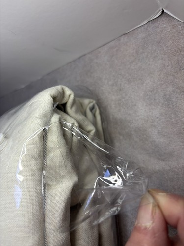 Pottery Barn Riviera Striped Linen/Cotton Curtain Blue 50x84 Blackout - Picture 8 of 10