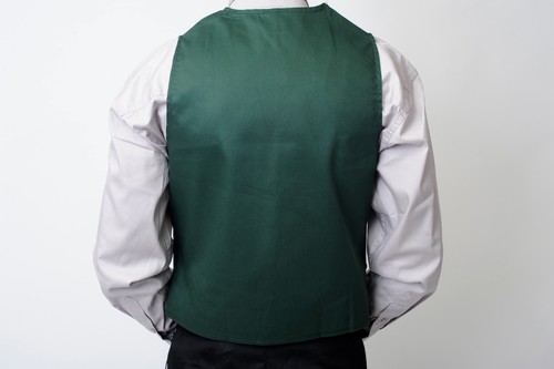 Hospitality Catering Waistcoat Bar Staff Waiters Waist Coats In 6 Colours - Picture 27 of 33