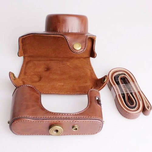 Leather Camera Case Bag Grip strap for FUJIFILM FUJI X100F - Picture 15 of 32