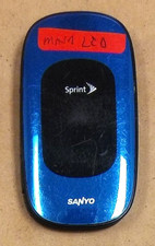 Sanyo Vero SCP-3820 - Black and Blue Sprint Rare Cellular Flip Phone