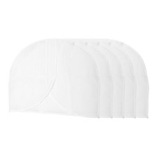 Dustproof Garment Bag Zipper Clothing Dust Cover 17.72"x23.62" Clear 5 Pcs