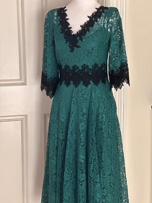DOLCE & GABANNA GREEN LACE DRESS | eBay