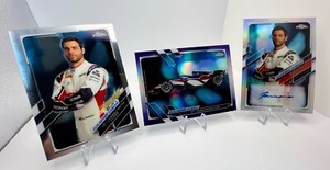 2021 Topps Chrome F1 Guilherme Samaia #CA-GSA AUTO /401 #129 Purple /399 #71 