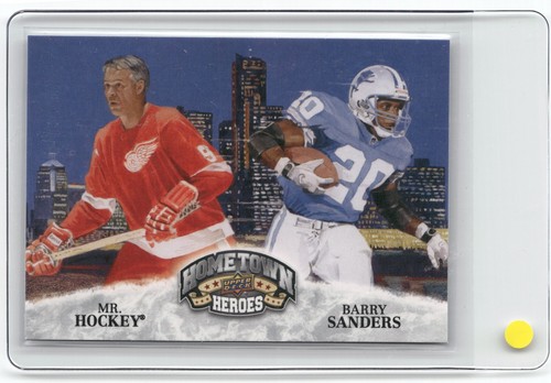 Barry Sanders, Gordie Howe #481 card