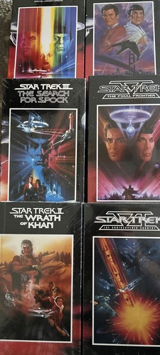 Star Trek - The Movie Collection (VHS, 1993, 6-Tape Set) - Picture 5 of 5