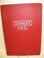 1943 STANLEY STEEL HANDBOOK - Hot & Cold Rolled Strip Steel, Stanley Works, Ct