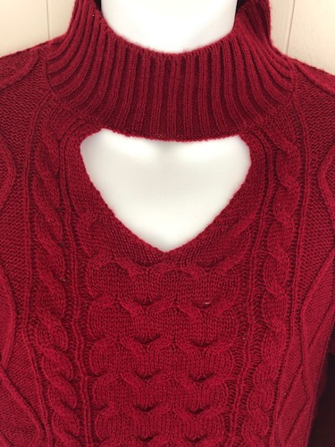Moral Fiber Damen Größe M Rot Langarm Pullover Festlich Urlaub - Bild 7 von 11