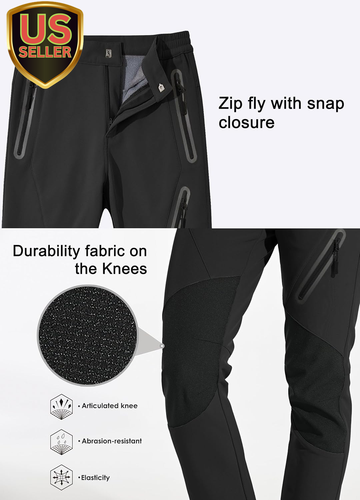 Women'S Snow Pants Waterproof Warm Winter Hiking Pants Outdoor Pants Insulated C - Picture 5 of 5