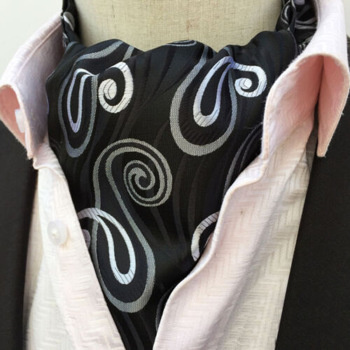 Cravatta uomo paisley floreale griglie geometriche cravatta ascot sciarpe cravatta cravatta cravatta cravatta - Foto 2 di 6