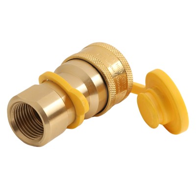 Zuverlässiger Messing Adapter für Niederdruckgasanlagen Schnellmontage Design