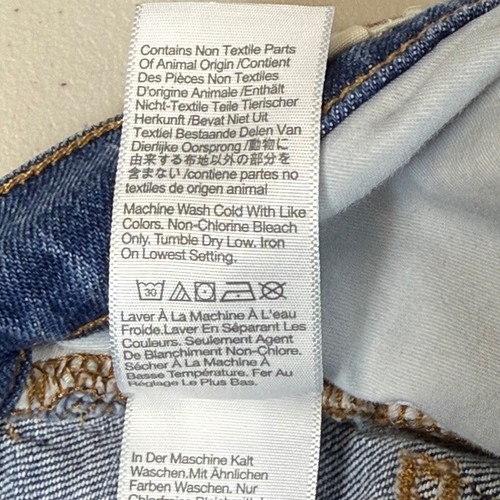 Madewell Jeans Womens Sz 25 Perfect Vintage Straight Crop HighRise Edendale Wash - Picture 12 of 14