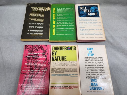 Vintage Mystery Crime Pulp Paperback Novels - 1940s-60s Lot Of 36 PB Books - Picture 12 of 16
